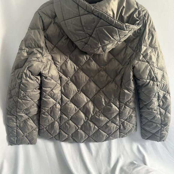 Ralph Lauren Quilted Silver Jacket - M - Picture 7 of 9